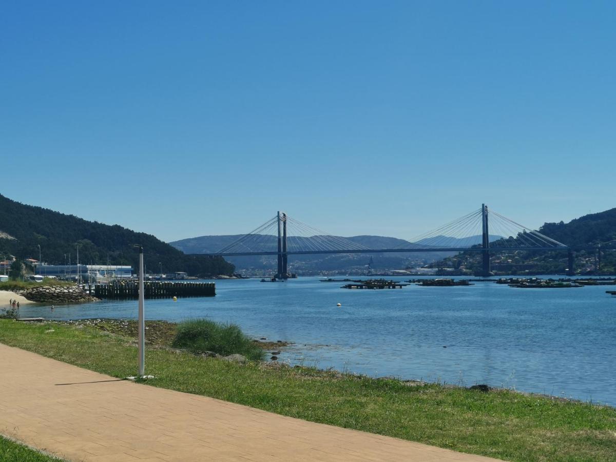 Apartamento Con Estupendas Vistas Moaña Exterior foto